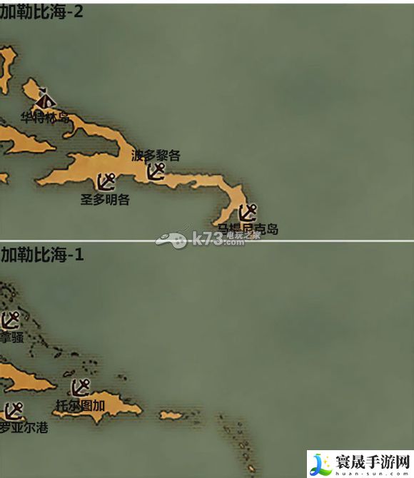 大航海时代5国服各海域海图一览 快速掌握新技能